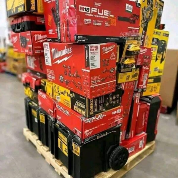 Wholesale Milwaukee & DeWalt Tool Pallet – 60+ Brand New Mixed Power Tools