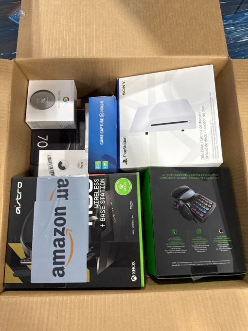 AMZ Electronics – 20 Items -€3,412.33 MSRP – BOX – RETURNS AMZ Electronics – 20 Items – BOX – RETURNS