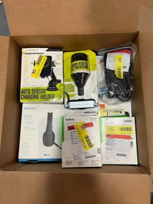 BOX OF RETURNS (Electronics) – ITEMS 27 – MSRP €1,297.75 BOX OF RETURNS (Electronics) – ITEMS 27