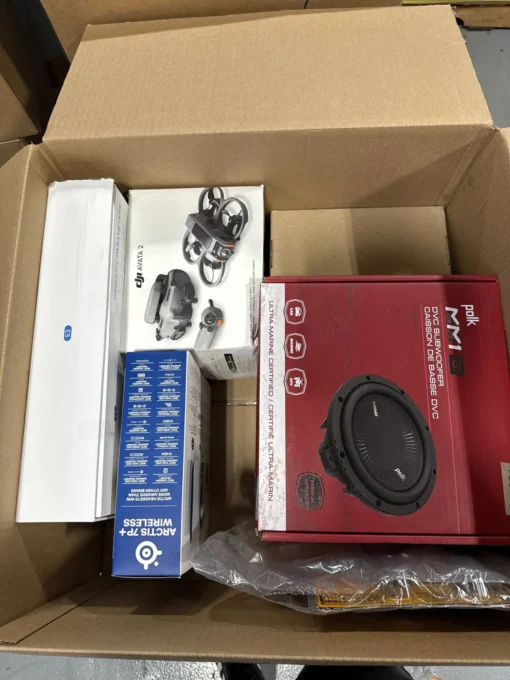 AMZ Electronics – 7 Items – €2,122.61 MSRP – BOX – RETURNS AMZ Electronics – 7 Items – BOX – RETURNS